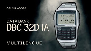 🔍Descubra o Fascinante Casio Data Bank DBC-32D-1A!🕰️