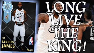 NBA2K18 MyTeam All Star MVP Diamond LeBron James Gameplay!!! The King Drops 80+ Points!!!