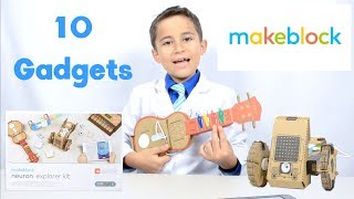 10 Amazing Gadgets You can build with the Neuron Explorer Kit by Makeblock