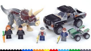 LEGO Jurassic World Triceratops Pickup Truck Ambush 76950 review! Good toys, fair small compromises