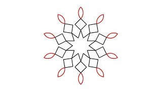 Simple Python Turtle Graphic and Code: Spirograph 1