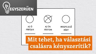 Egyszerűen: mit tehet, ha választási csalásra kényszerítik?