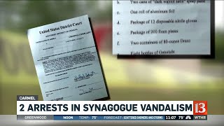 Carmel Synagogue Vandalism Arrests