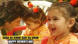 Cute Sara Ali Khan Shares Lovely Moments With Father Saif Ali Khan I Bollywood Flashback
