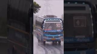 TNSTC Villupuram economy AC bus cuts through rain #tnstc #acbus #tamilnadu