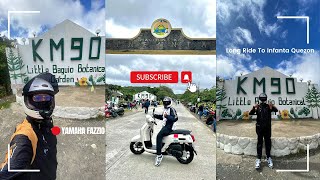 KM 90 | Little Baguio | Infanta Quezon | Pinlac Falls | Yamaha Fazzio 125