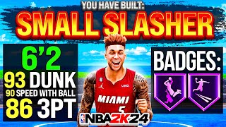 INTRODUCING MY NEW 6'2 SLASHER PG BUILD IN NBA 2K24!