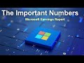 The Important Microsoft Numbers