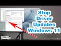 How to Stop Windows from Automatically Updating Drivers (GPU & All)