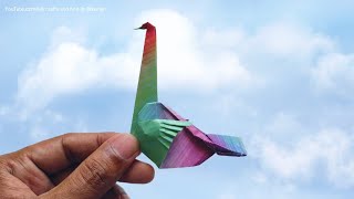 Tutorial : How to make an Origami Swan || DIY paper bird