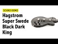 Hagstrom Super Swede Black Dark King Sound Demo (no talking)