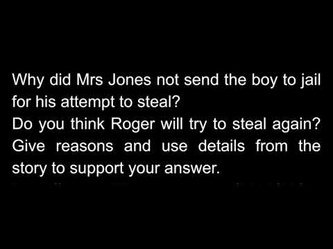 Why does Roger want to say something other than thank you M am to Mrs Jones?