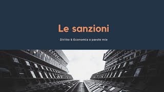 Le Sanzioni