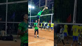🦘 Spring man mahadeer 🔥🥵 Gues the jump height frds | comment pannunga 👍 #volleyballshorts