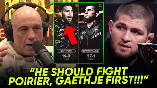 Khabib Wants ILIA TOPURIA to Fight Poirier before Asking for a Fight with Islam Makhachev!!!