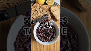 French appetizer ready in 5 min 😱 #tapenade #recipe #shorts