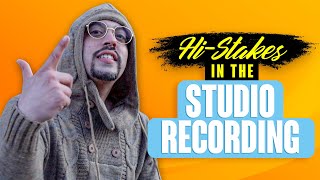 HI-STAKES IN THE STUDIO RECORDING HIP-HOP / FAMOUS RAPPERS IN THE STUDIO / RAPPING SONGS ENGLISH