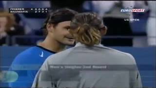 US Open 2004 Roger Federer - Marcos Baghdatis