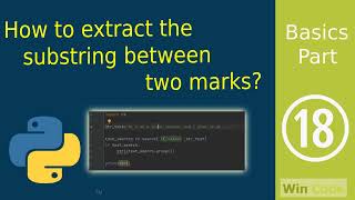 How to extract the substring between two marks in python?