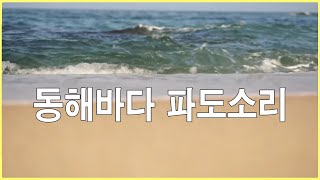 동해바다 파도소리 ~ 자연의소리,ocean wave sound ~파도소리효과음  8시간연속