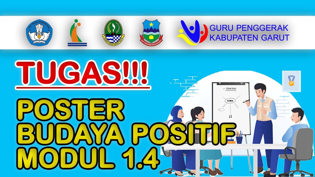 Poster Budaya Positif Modul 1.4 (Guru Penggerak) - YouTube