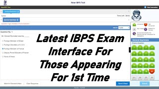 New IBPS Exam/Test Interface | IBPS PO/Clerk | Banking Prep