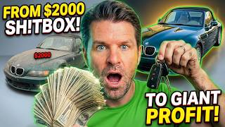 This $2000 BMW Z3 Was TRASHED - Now Lets FIX IT AND SELL IT!