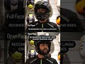 Which helmet to choose, full face or open face helmet?