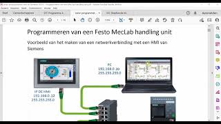 Gestructureerd en overzichtelijk programmeren van een ladderprogramma met HMI in Siemens Logo