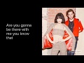 The Marías - Over the Moon Lyrics / Lyric Video [English]