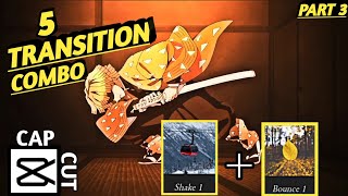 5 transition combo hack/capcut tutorial part 3