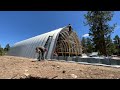 building a 30x60 quonset hut in 2 1 2 days