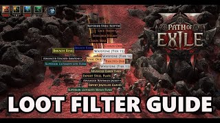 Item Filter Setup - Quick and Simple! - Path of Exile 2