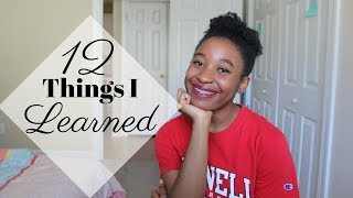 What I Learned my Freshman Year at Cornell! 😅🎊
