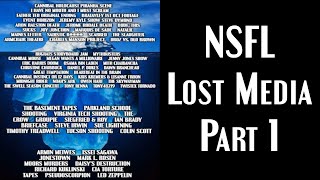 I Made a Disturbing Lost Media Iceberg (NSFL) | Part 1