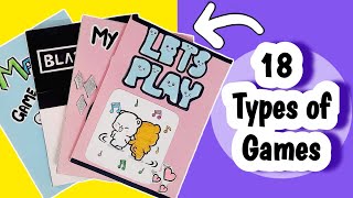 🤩DIY 4 Types of Easy GAMEBOOK Ideas at home with Paper@Tonniartandcraft #papercraftideas