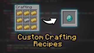 Code custom crafting recipes in Minecraft | 1.21 #minecraft #coding #tutorial #education