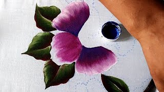 painting tutorial bed sheet design. very easy beautiful bed sheet design.