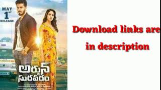 Arjun Suravaram Movie download