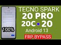 TECNO SPARK 20 PRO FRP BYPASS/TECNO SPARK 20 FRP REMOVE/TECNO SPARK 20C GOOGLE LOCK BYPASS 2024