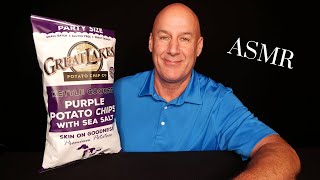 ASMR: LIMITED EDITION PURPLE POTATO CHIPS (EATING SOUNDS) SOFT SPOKEN