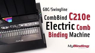 GBC/Swingline CombBind C210e Electric Comb Binding Machine