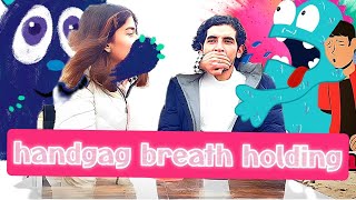 hangag breath holding challenge😮‍💨چالش حبس نفس با مجازات فلک😧😍