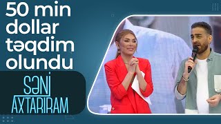 Aktyor Elvin Ağayevə canlı efirdə 50 min dollar təqdim olundu - Səni Axtarıram