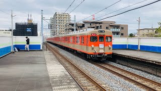 東武8000系8111F 急行大宮行き 新船橋駅通過