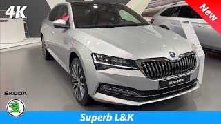 Škoda Superb L\u0026K 2022 - FIRST Look in 4K | LUXURY Exterior - Interior (details)