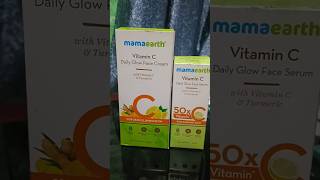 Mamaearth Vitamin C Daily Glow face Serum and Cream review