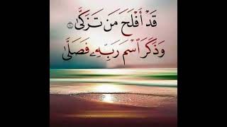 The last verses of Surah Al Ala