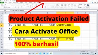 Cara Mengatasi Product Activation Failed di Word Excel Dan PowerPoint Dengan Mudah
