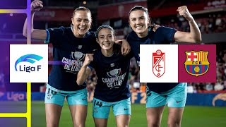 HIGHLIGHTS | Granada vs. Barcelona (Liga F 2023-24)